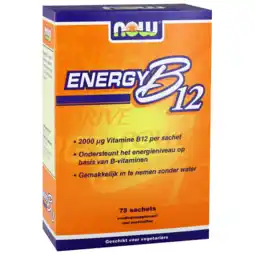 De Online Drogist Now instant energy b-12 sachets 75st aanbieding