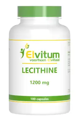 De Online Drogist Elvitum lecithine 1200mg capsules 100cp aanbieding