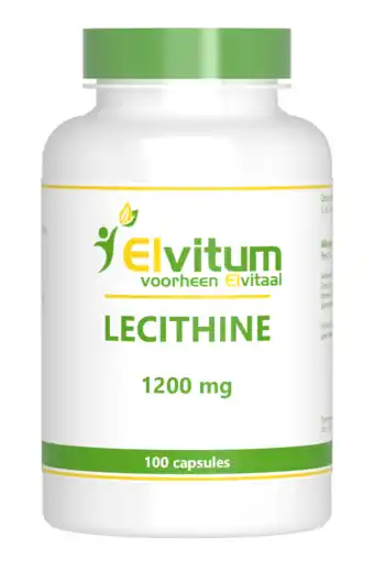 De Online Drogist Elvitum lecithine 1200mg capsules 100cp aanbieding