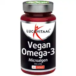 De Online Drogist Lucovitaal omega 3 microalgen vegan 60cp aanbieding