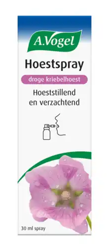 De Online Drogist A.vogel hoestspray droge kriebelhoest 30ml aanbieding