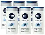De Online Drogist Nivea men sensitive shower gel voordeelverpakking 6x250ml aanbieding