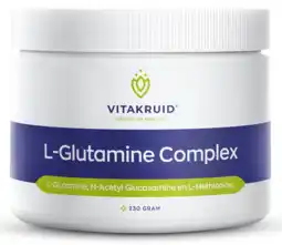 De Online Drogist Vitakruid l-glutamine complex 230gr aanbieding