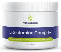 De Online Drogist Vitakruid l-glutamine complex 230gr aanbieding