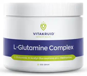 De Online Drogist Vitakruid l-glutamine complex 230gr aanbieding