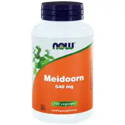 De Online Drogist Now meidoorn 540 mg capsules 100cp aanbieding