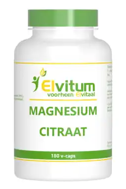 De Online Drogist Elvitum magnesium citraat vegicaps 180vcp aanbieding