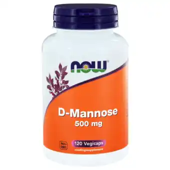 De Online Drogist Now d-mannose capsules 120cp aanbieding