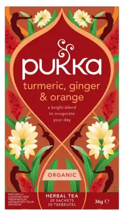 De Online Drogist Pukka turmeric active thee 20zk aanbieding