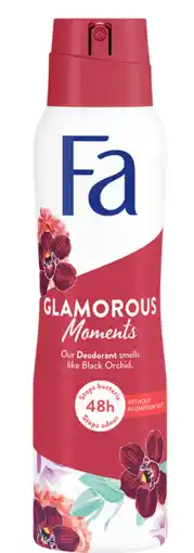 De Online Drogist Fa glamorous moments deospray 150ml aanbieding