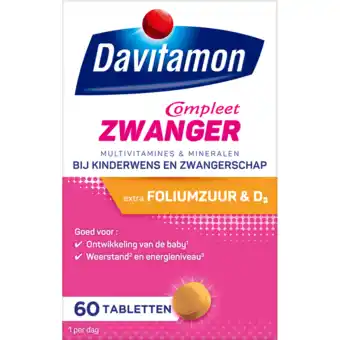 De Online Drogist Davitamon compleet zwanger tabletten 60tb aanbieding