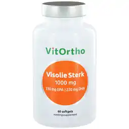 De Online Drogist Vitortho visolie sterk 1000mg softgels 60sg aanbieding