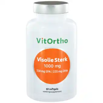 De Online Drogist Vitortho visolie sterk 1000mg softgels 60sg aanbieding