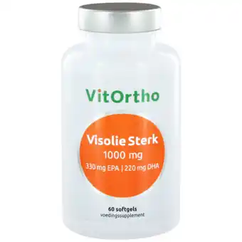 De Online Drogist Vitortho visolie sterk 1000mg softgels 60sg aanbieding