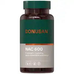 De Online Drogist Bonusan nac 600mg capsules 60cp aanbieding