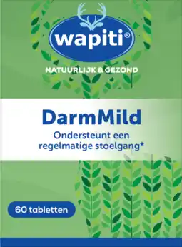 De Online Drogist Wapiti darmmild tabletten 60tb aanbieding