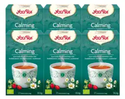 De Online Drogist Yogi tea calming voordeelverpakking 6x17st aanbieding