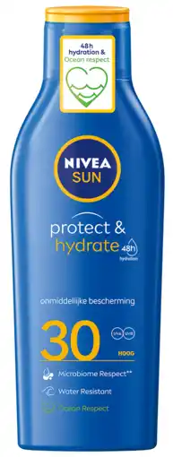 De Online Drogist Nivea sun protect & hydrate zonnemelk spf30 200ml aanbieding