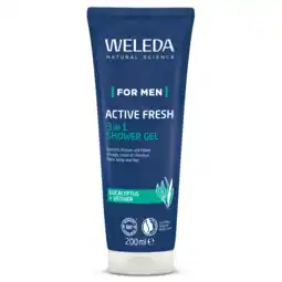 De Online Drogist Weleda for men active fresh douchegel 200ml aanbieding
