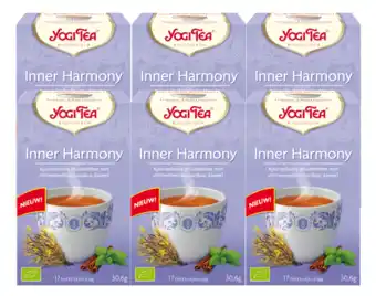 De Online Drogist Yogi tea inner harmony voordeelverpakking 6x17st aanbieding