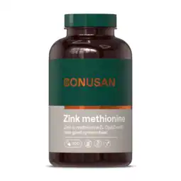 De Online Drogist Bonusan zinkmethionine 15mg capsules 300cp aanbieding