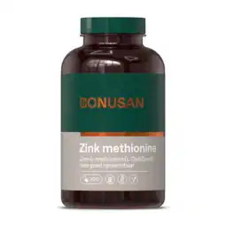 De Online Drogist Bonusan zinkmethionine 15mg capsules 300cp aanbieding