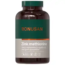 De Online Drogist Bonusan zinkmethionine 15mg capsules 300cp aanbieding