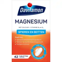 De Online Drogist Davitamon magnesium voor spieren en botten tabletten 42tb aanbieding