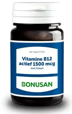 De Online Drogist Bonusan vitamine b12 actief 1500 mcg tabletten 90tb aanbieding