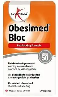 De Online Drogist Lucovitaal obesimed bloc capsules 30cp aanbieding