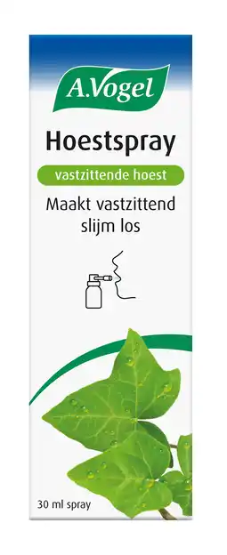 De Online Drogist A.vogel hoestspray vastzittende hoest 30ml aanbieding