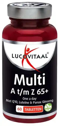 De Online Drogist Lucovitaal multi a t/m z 65+ tabletten 60tb aanbieding