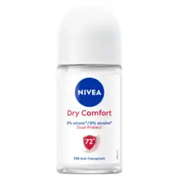 De Online Drogist Nivea dry comfort roll-on 50ml aanbieding