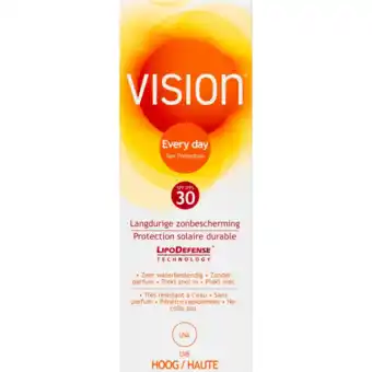 De Online Drogist Vision every day sun protect spf30 50ml 45ml aanbieding