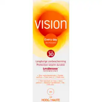 De Online Drogist Vision every day sun protect spf30 50ml 45ml aanbieding