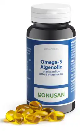 De Online Drogist Bonusan omega-3 algenolie softgels 60sg aanbieding