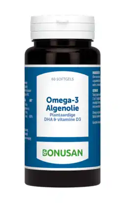 De Online Drogist Bonusan omega-3 algenolie softgels 60sg aanbieding