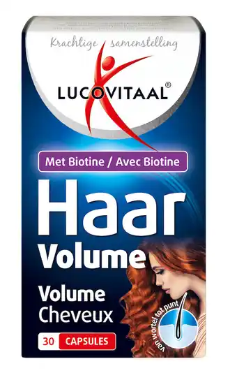 De Online Drogist Lucovitaal haar volume capsules 30cp aanbieding