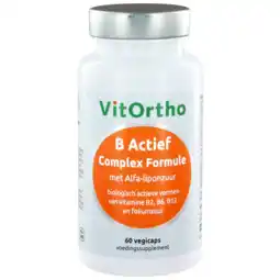 De Online Drogist Vitortho b actief complex formule met alfa-liponzuur vegicaps 60vcp aanbieding