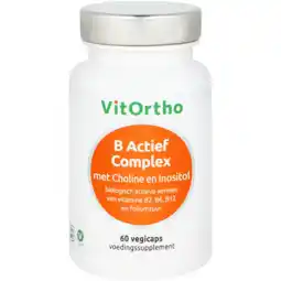 De Online Drogist Vitortho b actief complex formule met alfa-liponzuur vegicaps 60vcp aanbieding