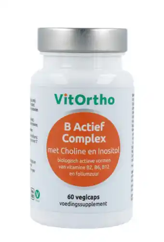 De Online Drogist Vitortho b actief complex formule met alfa-liponzuur vegicaps 60vcp aanbieding