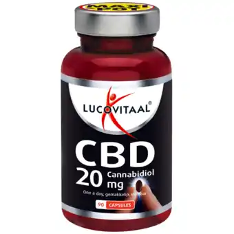 De Online Drogist Lucovitaal cbd cannabidiol 20mg capsules 90cp aanbieding