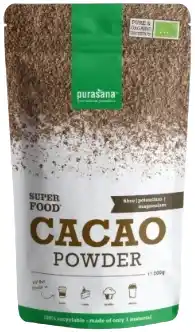 De Online Drogist Purasana cacao raw powder 200gr aanbieding
