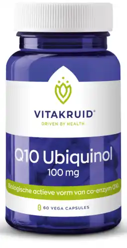 De Online Drogist Vitakruid q10 ubiquinol 100mg capsules 60vcp aanbieding