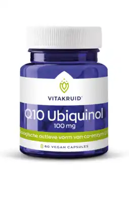 De Online Drogist Vitakruid q10 ubiquinol 100mg capsules 60vcp aanbieding