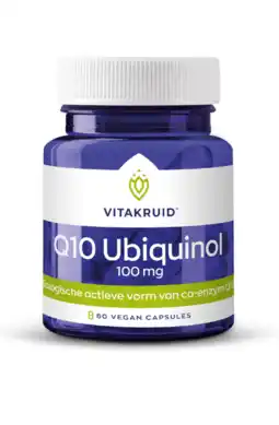 De Online Drogist Vitakruid q10 ubiquinol 100mg capsules 60vcp aanbieding
