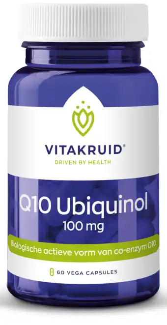 De Online Drogist Vitakruid q10 ubiquinol 100mg capsules 60vcp aanbieding