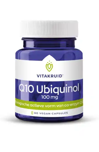 De Online Drogist Vitakruid q10 ubiquinol 100mg capsules 60vcp aanbieding