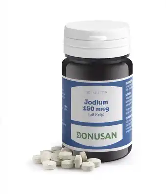 De Online Drogist Bonusan jodium 150 mcg tabletten 180tb aanbieding