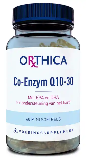 De Online Drogist Orthica co-enzym q10 30mg softgels 60sg aanbieding